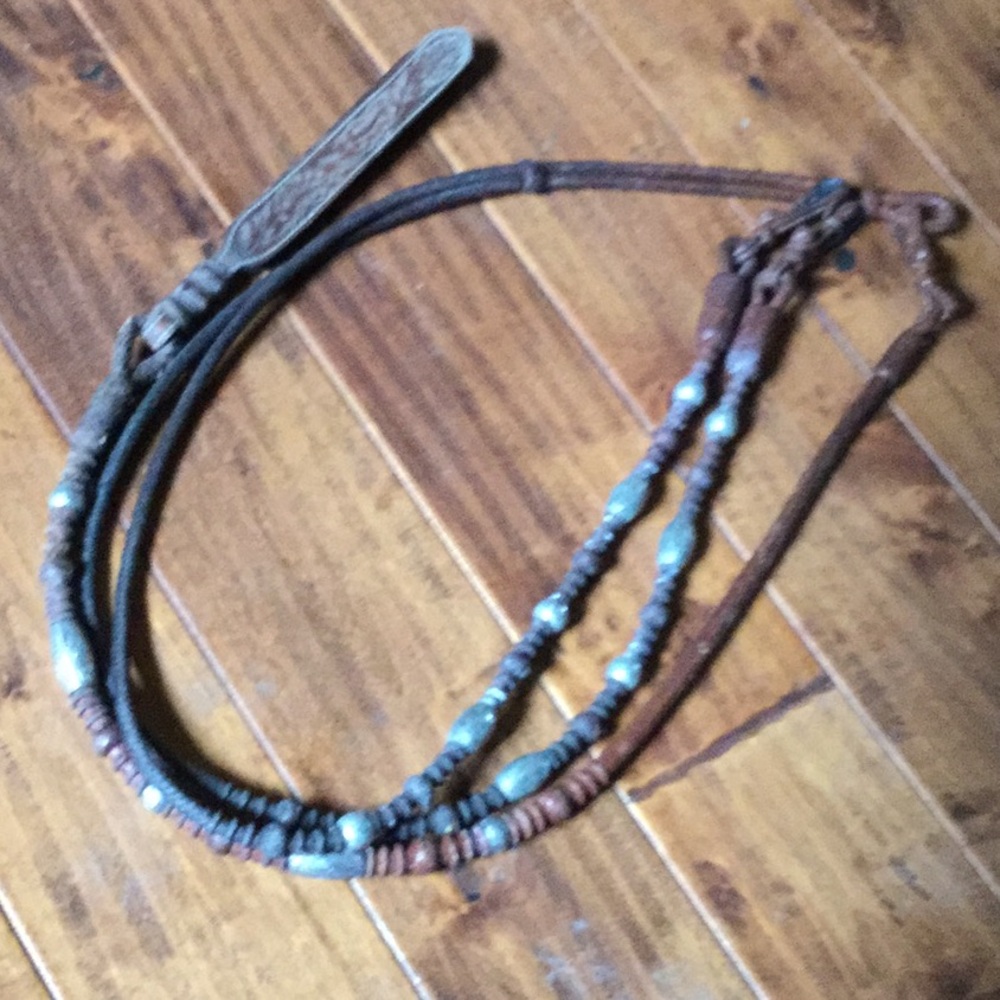 Vintage western Rommel romal reins western riding reining horsemanship AQHA ARAB - Picture 2 of 14